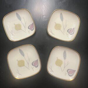 Eschenbach MCM Spring Theme Fruit/Dessert Trays Numbered Bavaria Germany Vintage